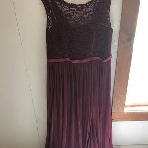 David’s bridal bridesmaid dress